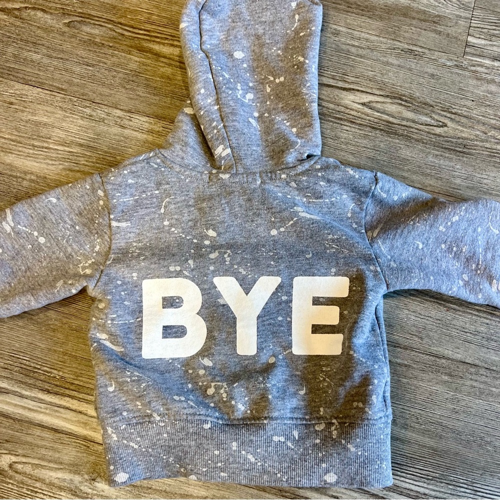 Little Mish Splatter Paint Hoodie - Picture 2 of 3